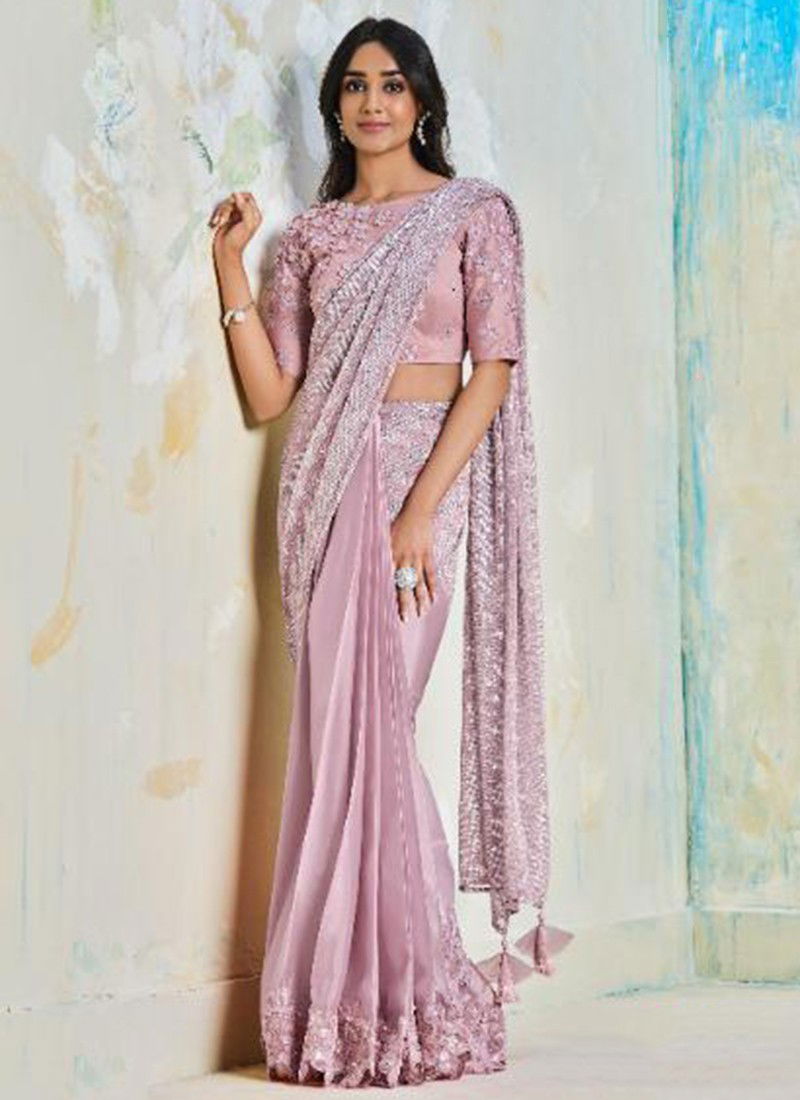 Taranaah Crepe Silk Party Wear Wholesale Saree Collection 